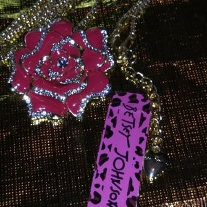 Betsey Johnson Jewelry - Betsey Johnson's red crystal pendant Betsey Johnson Jewelry - Betsey Johnson's red crystal pendant